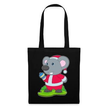 Mouse Christmas Christmas Ball - Tote Bag - black - Front