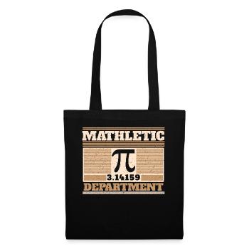 Pi Day Mathletic Department Design - Tote Bag - black - Front
