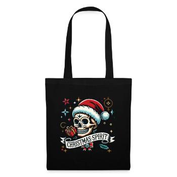 Streetwear Aesthetic Weihnachtsgeist Tattoo Stil - Sac en tissu - noir - Devant