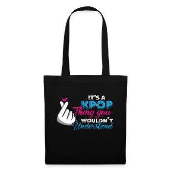 Kpop que tu ne comprends pas - Sac en tissu - noir - Devant