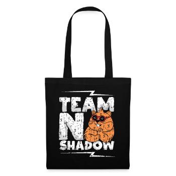 Team No Shadow Murmeltier Tag Spaß - Stoffbeutel - Schwarz - Vorne