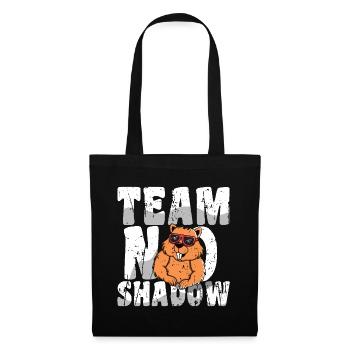 Murmeltiertag Team No Shadow Style - Stoffbeutel - Schwarz - Vorne
