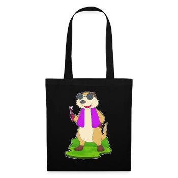 Meerkat Toothbrush - Tote Bag - black - Front