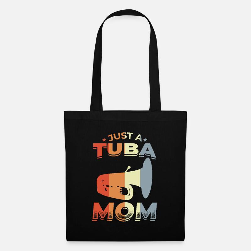 Tuba Mutter - Stoffbeutel - Schwarz