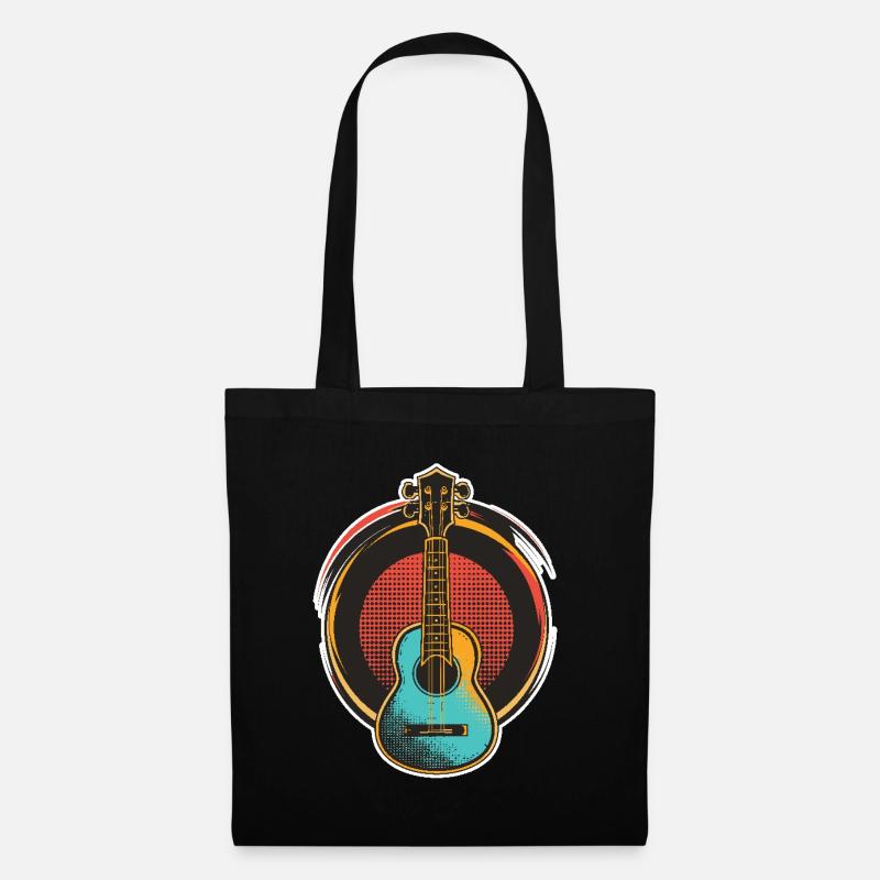 Ukulele - Stoffbeutel - Schwarz