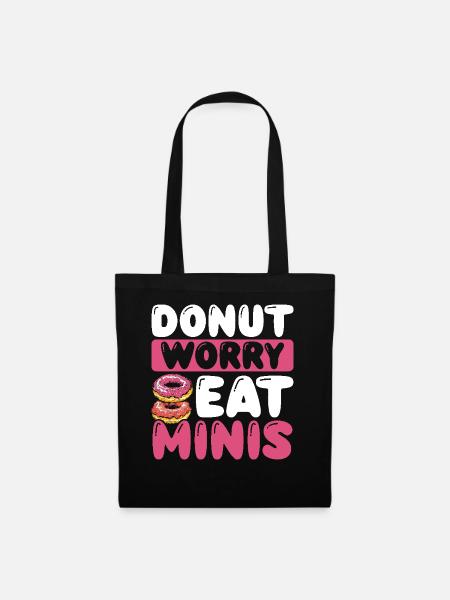 Donuts Donut - Stoffbeutel - Schwarz