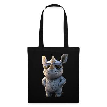 Rhino Rhinoceros Africa Safari Rhinos Rhino - Tote Bag - black - Front