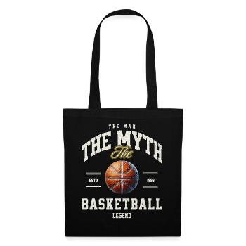 Basket-ball Joueurs de basket-ball - Sac en tissu - noir - Devant