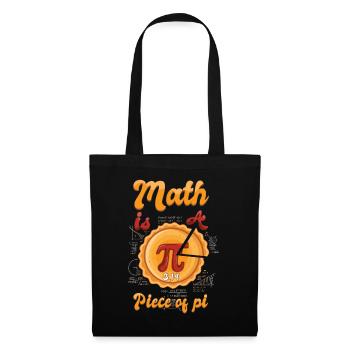 Math est un élément de la conception de balises Pi - Sac en tissu - noir - Devant