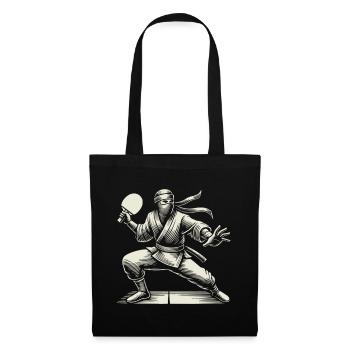 Ninja Table Tennis Fighter Ping Pong Master - Tote Bag - black - Front