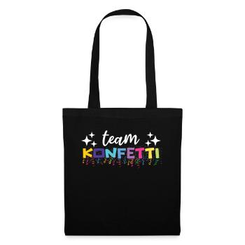 Costume de fête Confettis de l’équipe du carnaval - Sac en tissu - noir - Devant