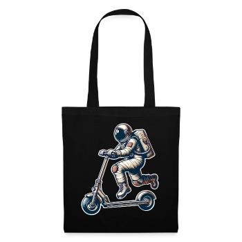E-Scooter E-Scooter Kick Scooter Astronaut - Tote Bag - black - Front