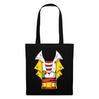 Carnaval Pirate Costume Perroquet Trésor - Sac en tissu - noir - Devant