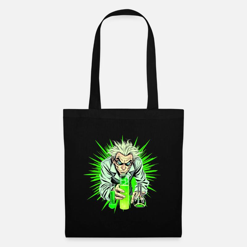 Mad Scientist Chemist Laboratory Cool - Tote Bag - black