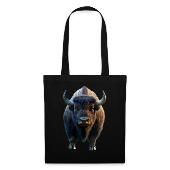 Bison, Bison, Wild Cattle, Buffalo, American Bison - Tote Bag - black - Front