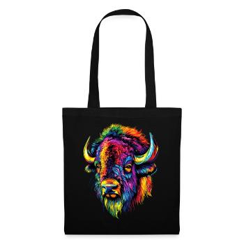 Bison, Bison, Wild Cattle, Buffalo, American Bison - Tote Bag - black - Front