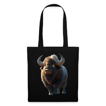 Bison, Bison, Wild Cattle, Buffalo, American Bison - Tote Bag - black - Front