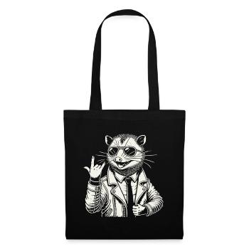 Festival de musique rock heavy metal Opossum - Sac en tissu - noir - Devant