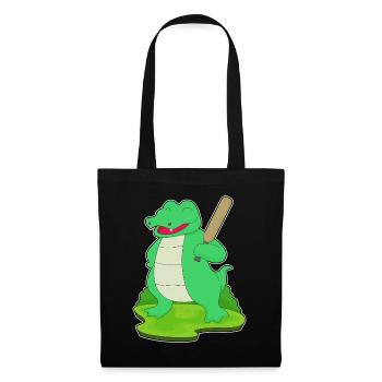 Crocodile Cricket Batte de cricket - Sac en tissu - noir - Devant