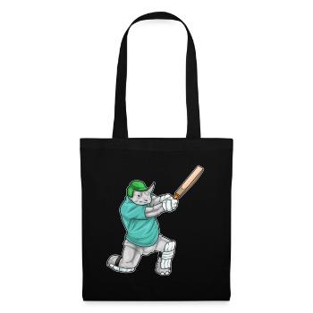Rhino Cricket Battes de cricket - Sac en tissu - noir - Devant