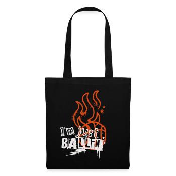 Basket-ball Joueurs de basket-ball - Sac en tissu - noir - Devant