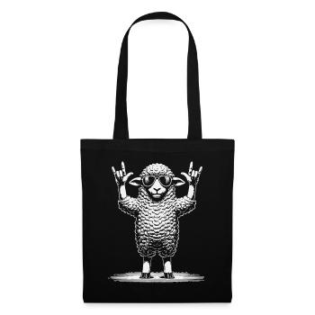 Musique rock Heavy Metal Festival Sheep Concert - Sac en tissu - noir - Devant