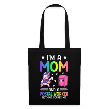I'm A Mom And A Postal Worker Postal Service Mail - Tote Bag - black - Front