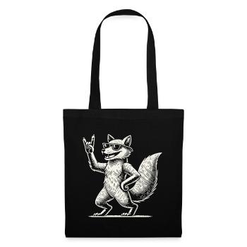 Musique Rock Heavy Metal Festival Fuchs - Sac en tissu - noir - Devant