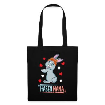 Bunny Mom Cute Bunny Illustration - Tote Bag - black - Front