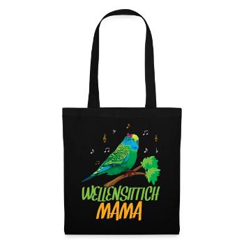 Budgie Mom Music Lover - Tote Bag - black - Front