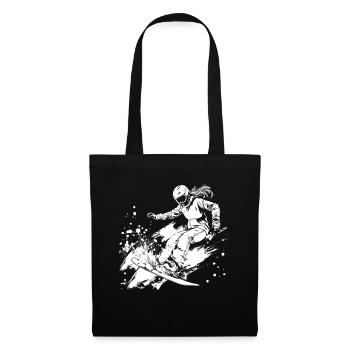 Snowboarder - Tote Bag - black - Front