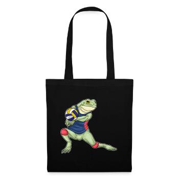 Frog Volleyball Player Volleyball - Tote Bag - black - Front