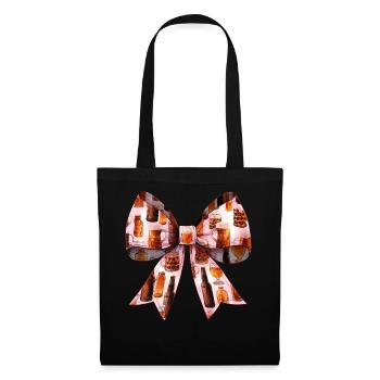 Coquette Bow Craft Beer Muttertags-Brauerei - Stoffbeutel - Schwarz - Vorne
