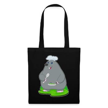 Cuisson à la poêle à mole - Sac en tissu - noir - Devant