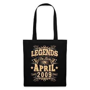 Légende de l’anniversaire d’avril 2009 - Sac en tissu - noir - Devant