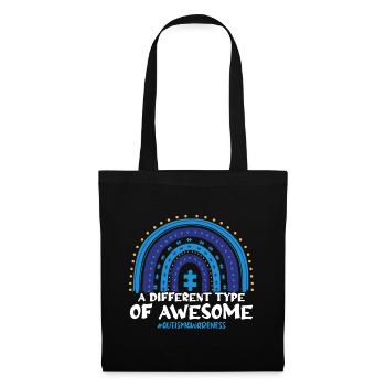 Autism A Different Type Of Great - Tote Bag - black - Front