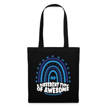 Autism - A Different Type Of Awesome - Tote Bag - black - Front