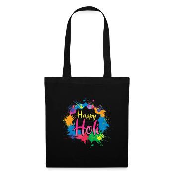 Happy Holi Festival Colorful Joy - Tote Bag - black - Front