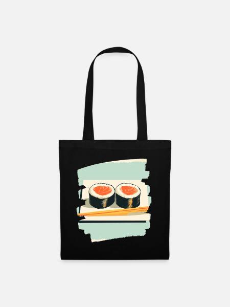 Sushi - Sac en tissu - noir