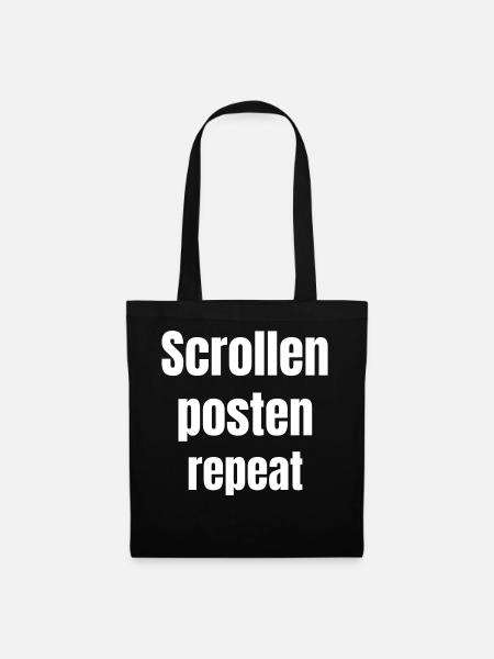 Social Media Manager - Stoffbeutel - Schwarz