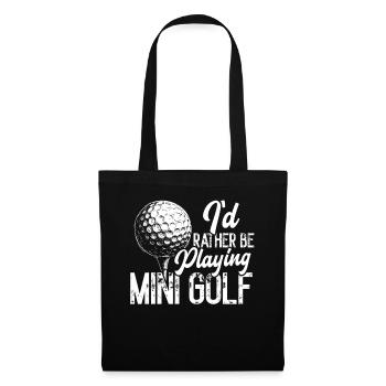 Golf Golf Golfer Golf Course - Tote Bag - black - Front