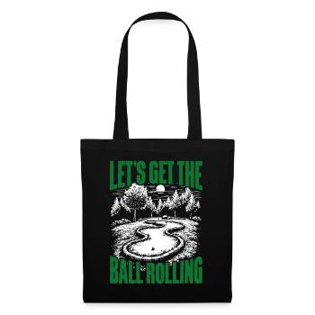 Golf Golf Golfer Golf Course - Tote Bag - black - Front