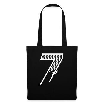 Number 7 Sports Jersey 7th birthday - Tote Bag - black - Front
