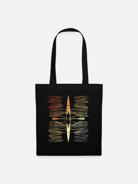 Aviron d’époque - Sac en tissu - noir