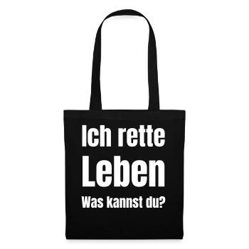 I save lives. What can you do? - Tote Bag - black - Front