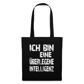 AI Saying I'm a Superior Intelligence - Tote Bag - black - Front