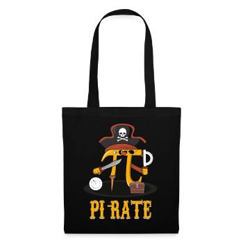 Pi-Rate Pirate Adventure Pi Day Fun - Sac en tissu - noir - Devant