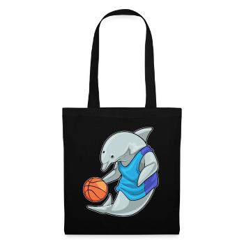 Dolphin Basketteur Basketteur - Sac en tissu - noir - Devant