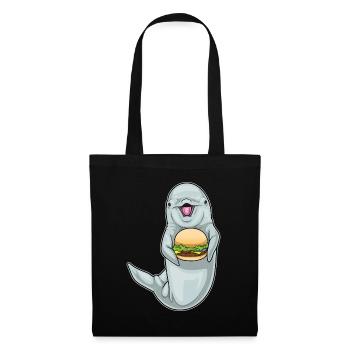 Dolphin Cheeseburger - Tote Bag - black - Front