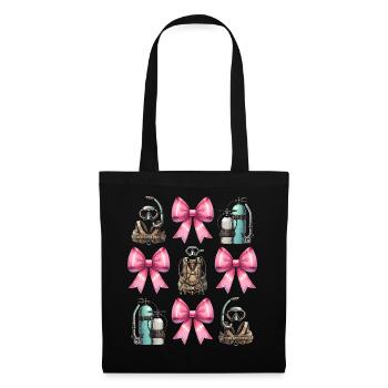 Coquette Arche Plongée Maman Plongeur Snorkel - Sac en tissu - noir - Devant